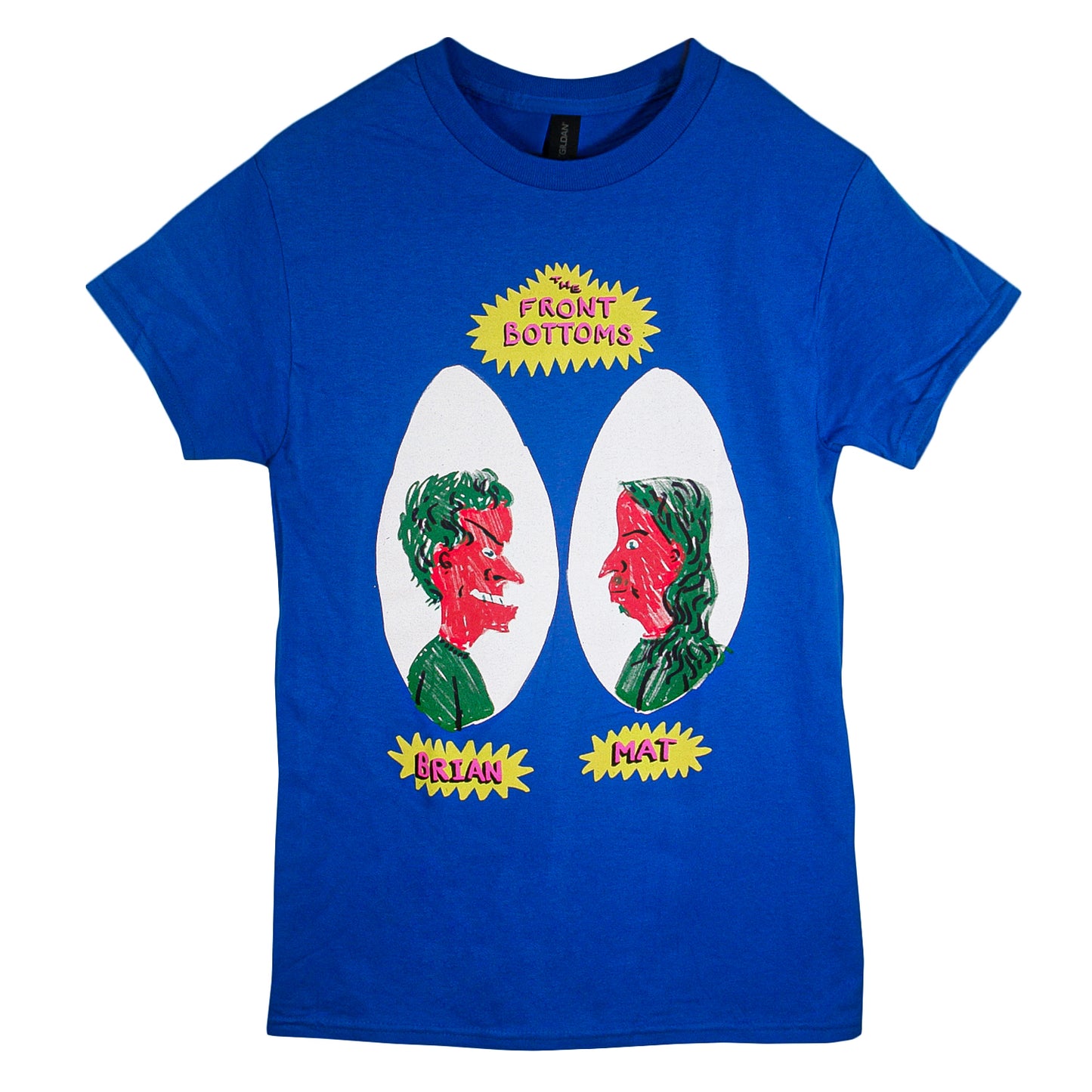 The Front Bottoms - Cartoon Royal Blue - T-Shirt