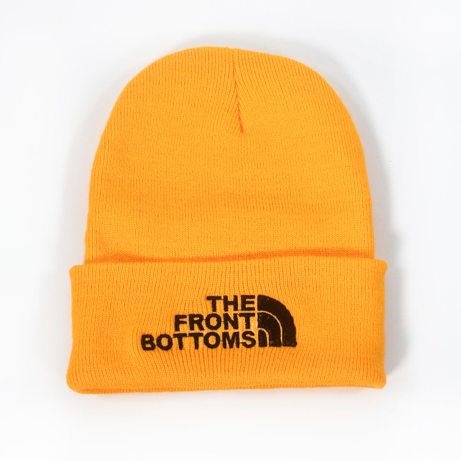 the front bottoms Lines - Gold Winter Beanie