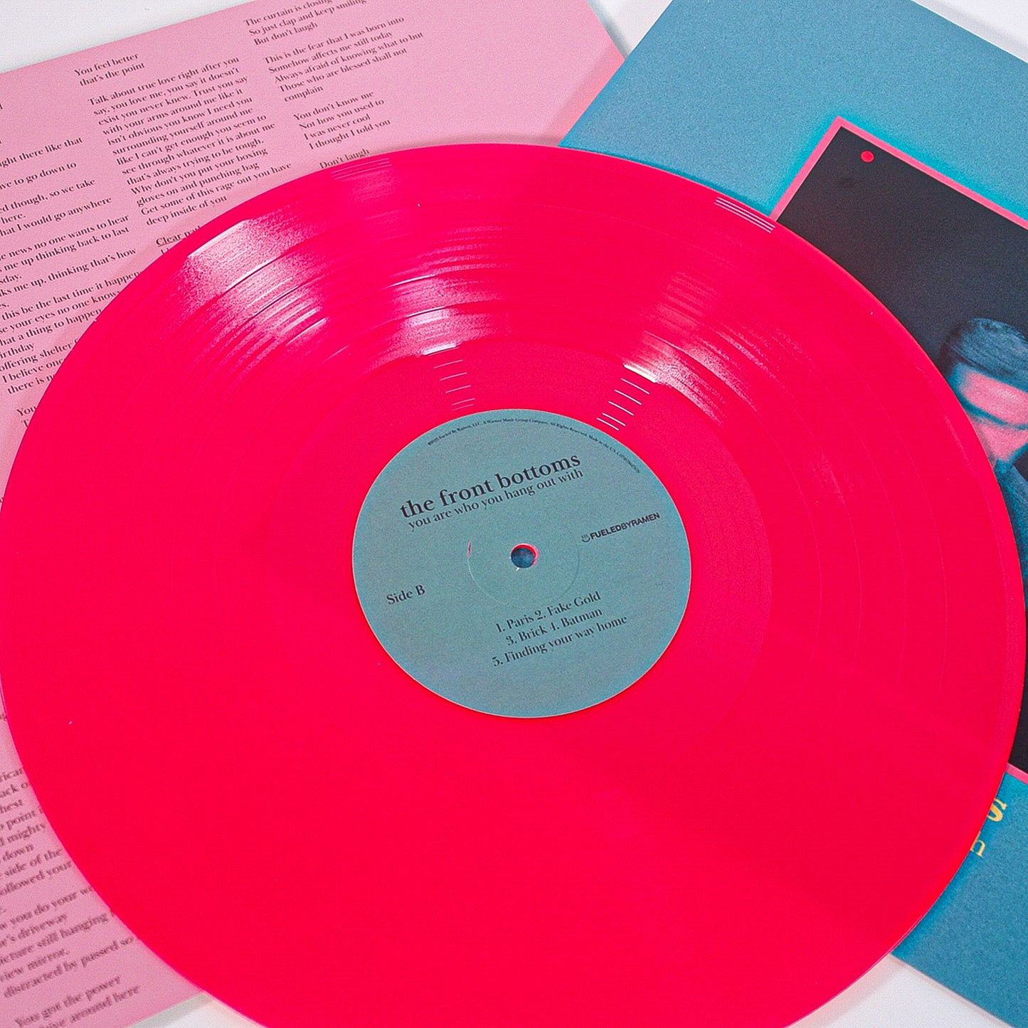 the front bottoms You Are Who You Hang Out With - Neon Coral Vinyl