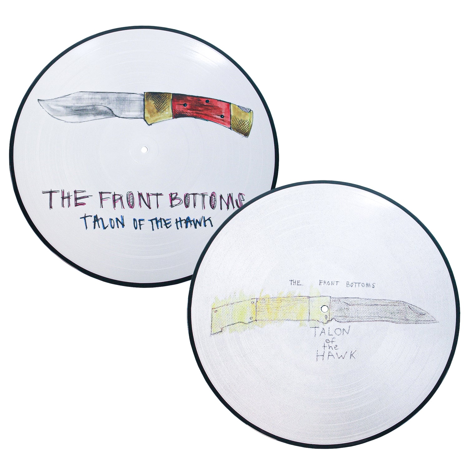 the front bottoms Talon Of The Hawk - Picture Disc front and back